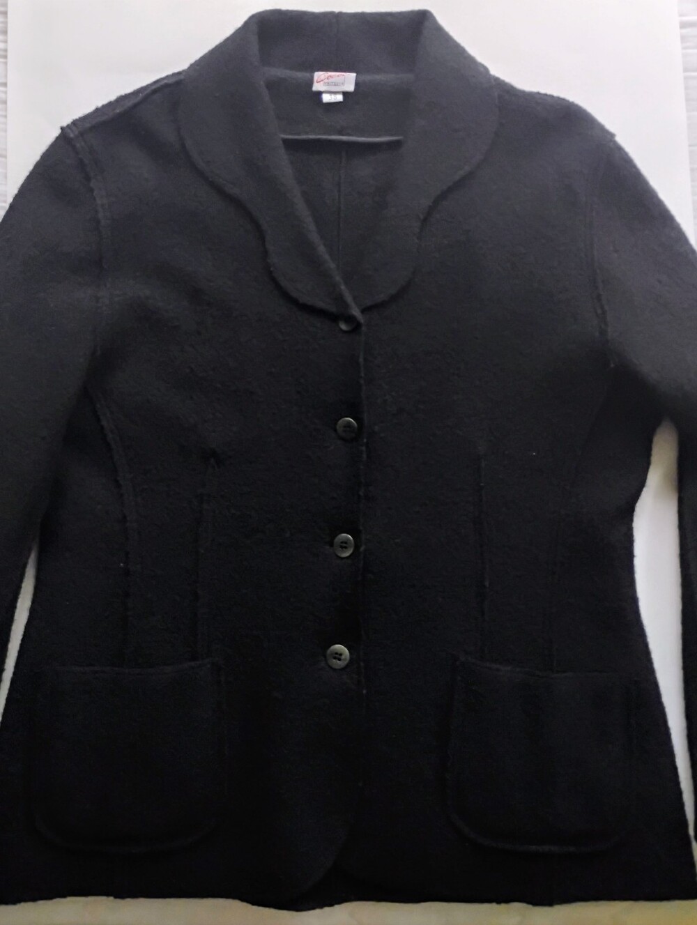 VINTAGE 100% Ladies Wool Jacket Size 38 (US 8) by Cocou Fritzsch Germany